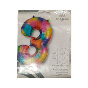 34 Número 3 Multicolor