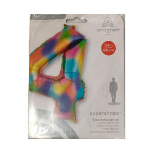 34 Número 4 Multicolor