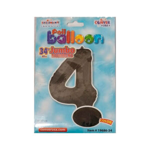 34 Número 4 Negro
