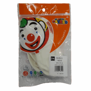 Globo 24 blanco