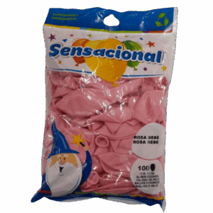 Globo 12 Rosa Bebe