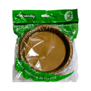 Plato 7 Oro 20 piezas