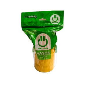 Vaso 12 Amarillo 20 piezas
