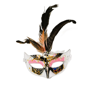 Antifaz Económico Con Pluma 1pz Surtido